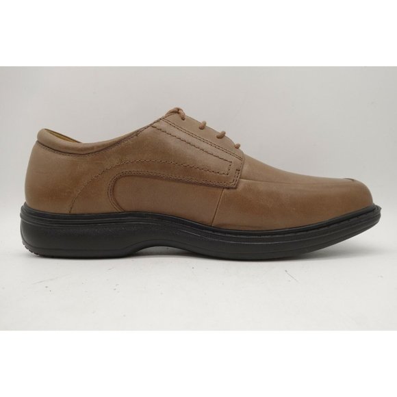 Dr Comfort Classic Brown Leather Casual Lace Up Oxfords Shoes Men\'s 10.5 W main image 9